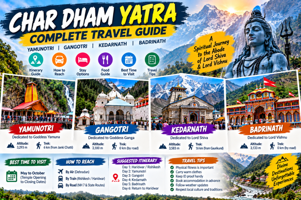 Char Dham Yatra Complete Travel Guide