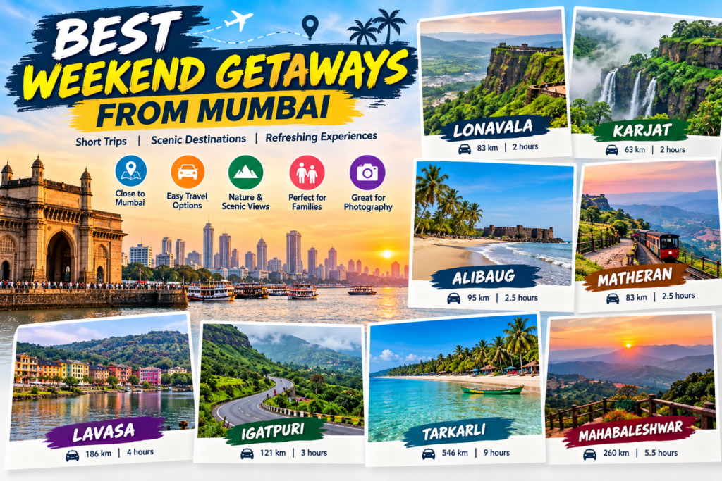 Best Weekend Getaways from Mumbai